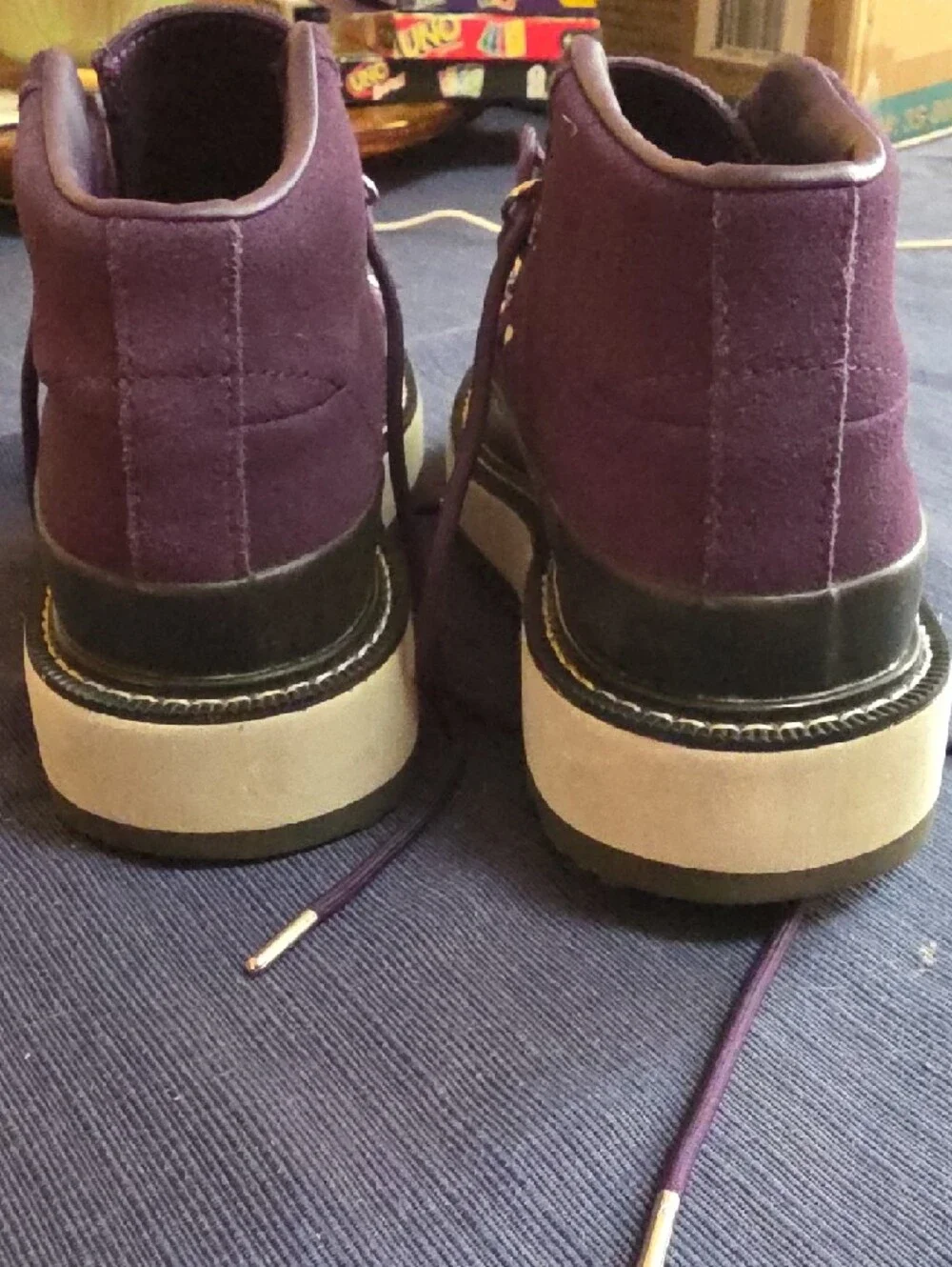 Converse purple high